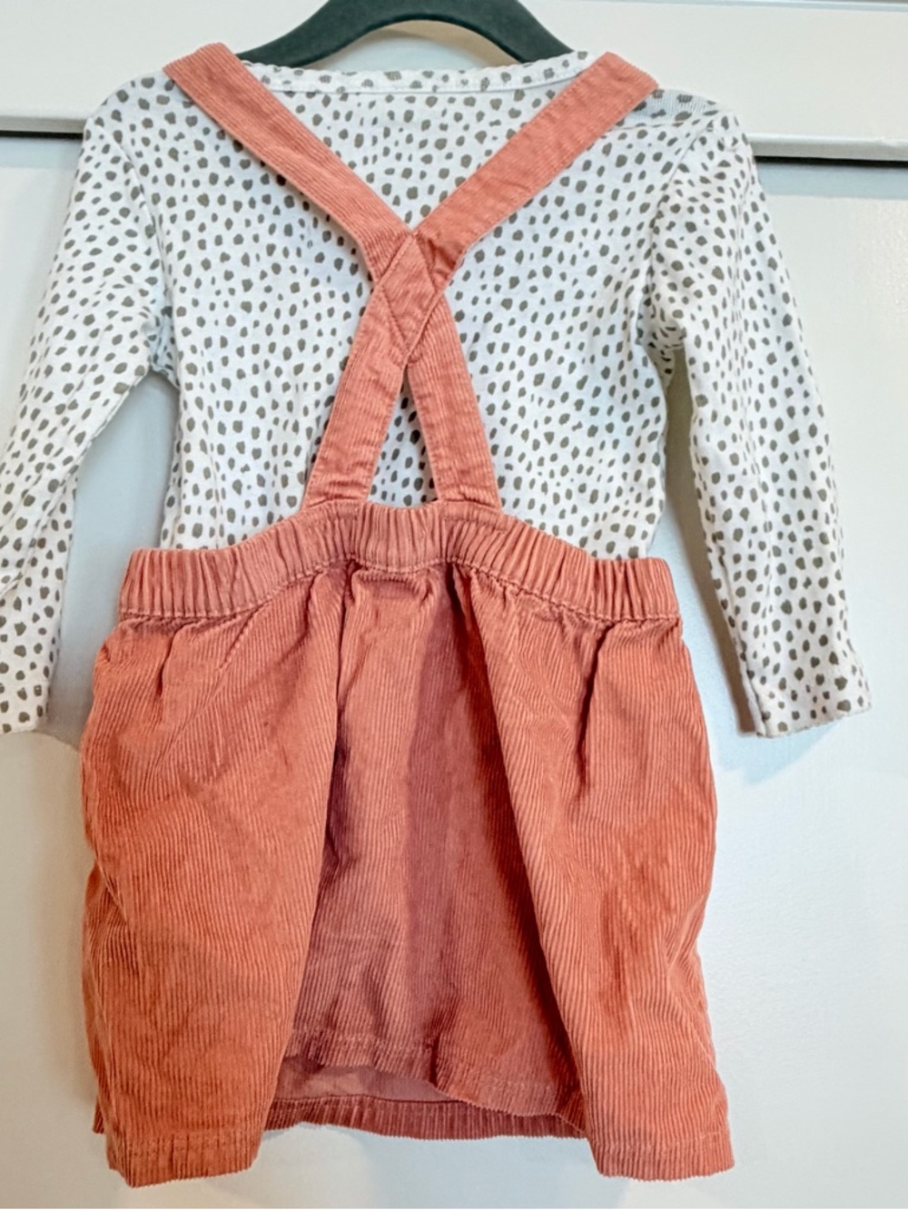 Carter's Rust Orange Corduroy Pinafore Skirt - Picture 5 of 5